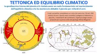 IL RUOLO DELLA TETTONICA PLANETARIA NELLEQUILIBRIO CLIMATICO [upl. by Mutat]