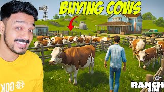 Buying Dairy Cows  Ranch Simulator Part 4 [upl. by Horvitz]