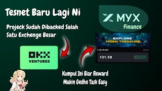 News Testnet Cuy Projeck Dibacked Top 5 Exchenge Dunia 🤑🤑  MYX Testnet [upl. by Siravrat]