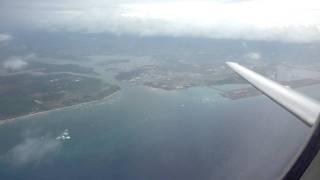 Takeoff from Honolulu airport in a Hawaiian B717 [upl. by Yesiad]