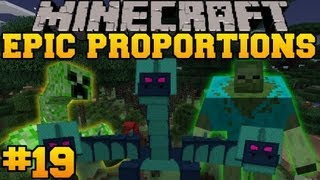 Minecraft Epic Proportions  Mutant Enderman Battle  Episode 19 S2 Modded Survival [upl. by Tdnerb238]