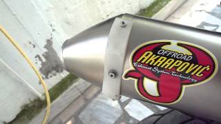 Suzuki Drz 400 SM Akrapovic [upl. by Claudie]