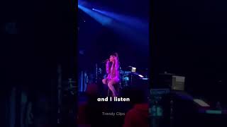 Ariana Grande really stopped her show after a fan did this 😲arianagrande trending ariana shorts [upl. by Aletha104]