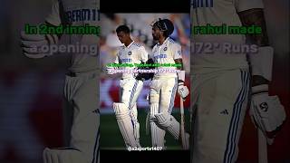 Yashasvi Jaiswal 🤝Kl Rahul Partnership 🔥 cricket viralvideo shorts [upl. by Lyrret]