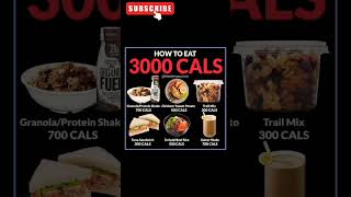 3000 calories diet weight gain fastweightgain nutrition calories bodybuilding [upl. by Imuyam618]