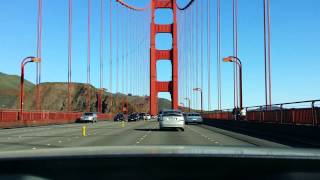 Driving over the Golden Gate Bridge [upl. by Are]