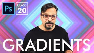 Gradients  Adobe Photoshop for Beginners  Class 20  Urdu  Hindi [upl. by Voe]