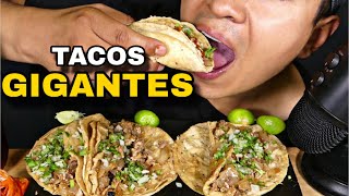 TACOS CAMPECHANOS GIGANTES 🌮  ASMR MUKBANG [upl. by Yknip]