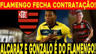 GONZALO PLATA E ALCARAZ REFORÇOS DO FLAMENGO MAIS ANUNCIOS FECHANDO AO MENGÃO [upl. by Fisa979]