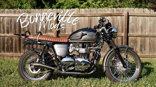 My Customized Triumph Bonneville T100 Pt2 [upl. by Quill]