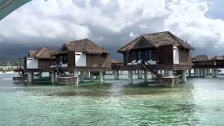 Sandals Royal Caribbean Overwater Bungalows Jamaica All inclusive KVS TRAVEL 6103341917 [upl. by Vonnie654]