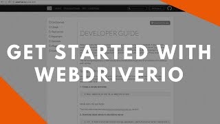 Get Started With WebdriverIO  WebdriverIO Wednesdays [upl. by Tnerb]