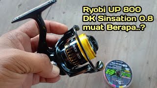 RYOBI UP 800 X PE Duraking SINSATION 08  Ultra Light Fishing [upl. by Yrrej]