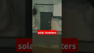 4 solar inverter working togetherelectrican [upl. by Amero]