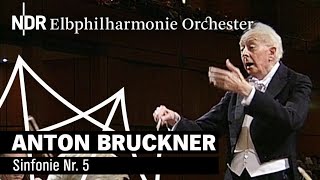 Anton Bruckner Sinfonie Nr 5 mit Günter Wand 1998  NDR Elbphilharmonie Orchester [upl. by Morey]