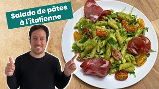 Salade de pâtes à litalienne  Recette facile et rapide à réaliser [upl. by Ximenez78]