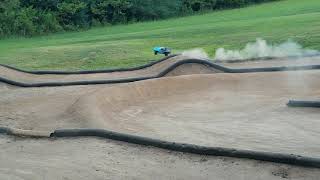 Arrma Senton 4x4 running Traxxas Velineon Vxl3s short course [upl. by Elliott]