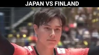 JAPAN vs FINLAND  Paris 2024 OLYMPIC QUALIFICATION Tournament  SET 1  Points by Japan Players [upl. by Daphne836]