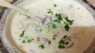 Kachumber salad Dahi Raita  Quick amp Easy Raita Recipe [upl. by Marucci]