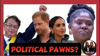 TWiN TALK The REAL reason Harry amp Meghan are going to Colombia [upl. by Fatsug923]