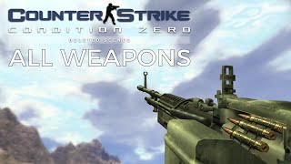 CounterStrike Condition Zero Deleted Scenes  All Weapons [upl. by Notgnilliw]