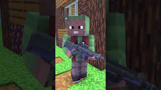 Alex amp Steve Surviral skill in Minecraft funny shorts [upl. by Kucik]