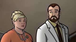 Archer  Krieger kills his girlfriend everyday s06e10 [upl. by Wyly]