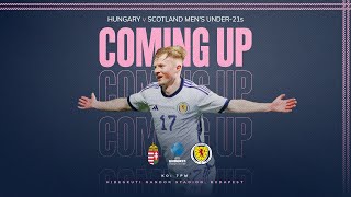 Hungary Under21s v Scotland Under21s  Men’s UEFA Under21 EURO 2025 Qualifier [upl. by Gilman]