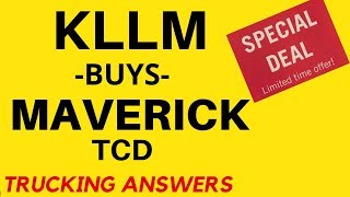 KLLM Transport buys Maverick TCD  Trucking Answers [upl. by Gintz]