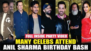 Celebrity Arrive at Anil Sharmas birthday Party  Madhur Bhandarkar Bindu Sabina Rahul amp More [upl. by Eckmann745]