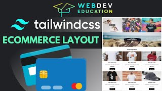 Tailwind CSS IS EASY Ecommerce layout tutorial with flexbox and grid [upl. by Kabob850]