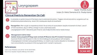 Acute Management of Laryngospasm [upl. by Niawat]