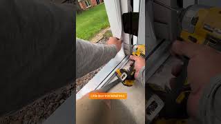 Weather strip Door install trick [upl. by Macdonell670]