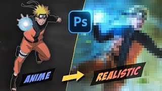 I created a REALISTIC NARUTO in Photoshop [upl. by Fong]