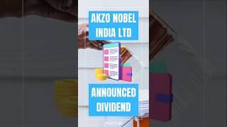 Akzo Nobel India Dividend News  Akzo Nobel India Share Latest News stockmarket sharemarket akzo [upl. by Aihsar]