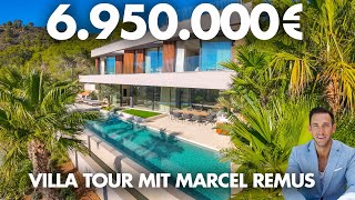 695 Mio€ DESIGNER VILLA MIT MEERBLICK IN PAGUERA HILLS  MALLORCA [upl. by Eunice528]