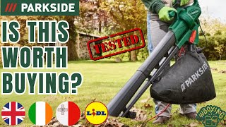 ELECTRIC LEAF BLOWER amp VACUUM Parkside PLS 2600 B2 UK ENGLISH IRISH MALTESE ILLINGWA MALTIJA LIDL [upl. by Renard]