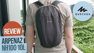 Quechua Arpenaz NH100 10L Backpack Review [upl. by Yahsal]