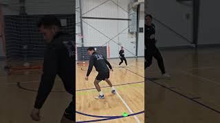 FDP Futsal Goalkeeper Training Basic Save With Angle Movement futsalplayer soccer futsal [upl. by Mahla]