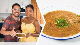 How To Make Trini Stewed Red Beans  Foodie Nation [upl. by Perlis]