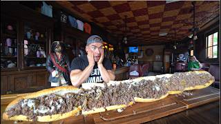 THE BIGGEST CHEESESTEAK CHALLENGE I HAVE EVER TRIED  Joel Hansen [upl. by Carlile]