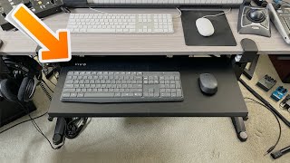 VIVO Large Keyboard Tray  User Review [upl. by Hurwitz601]