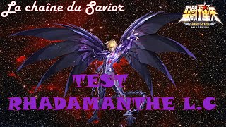 TEST RHADAMANTHE DEMI DIEU LOST CANVAS NOUVEAU PERSO S saintseiyaawakening saintseiyakotz ssa [upl. by Abihsot]