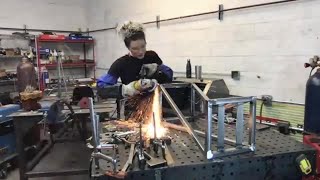 Live Art Welding with Thea  COM307 [upl. by Alta]