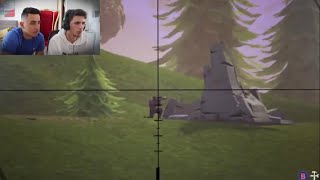 200 IQ LUCKIEST SNIPER SHOT IN FORTNITE HISTORY [upl. by Kara-Lynn]