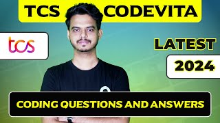 TCS CodeVita Coding Questions and Answers 2024 Latest [upl. by Rosalind]