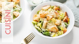 CAESAR SALAT  Dressing Rezept ohne Sardellen amp Ei 🥗 einfache Salat Rezepte [upl. by Yousuf]