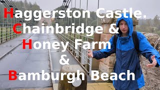 Chainbridge and Honey Farm  Haggerston Castle  Bamburgh Beach  September 2024 [upl. by Ahtar]