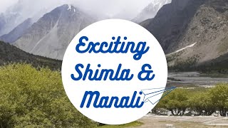 Exciting Shimla amp Manali Tour  10 Ten most Popular Tourist places of Shimla and Manali [upl. by Lewap]