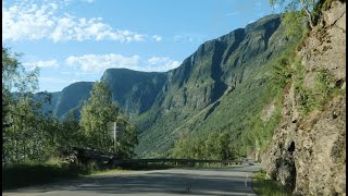 Driving the Aurlandsfjellet Scenic Route Norway [upl. by Iolenta516]